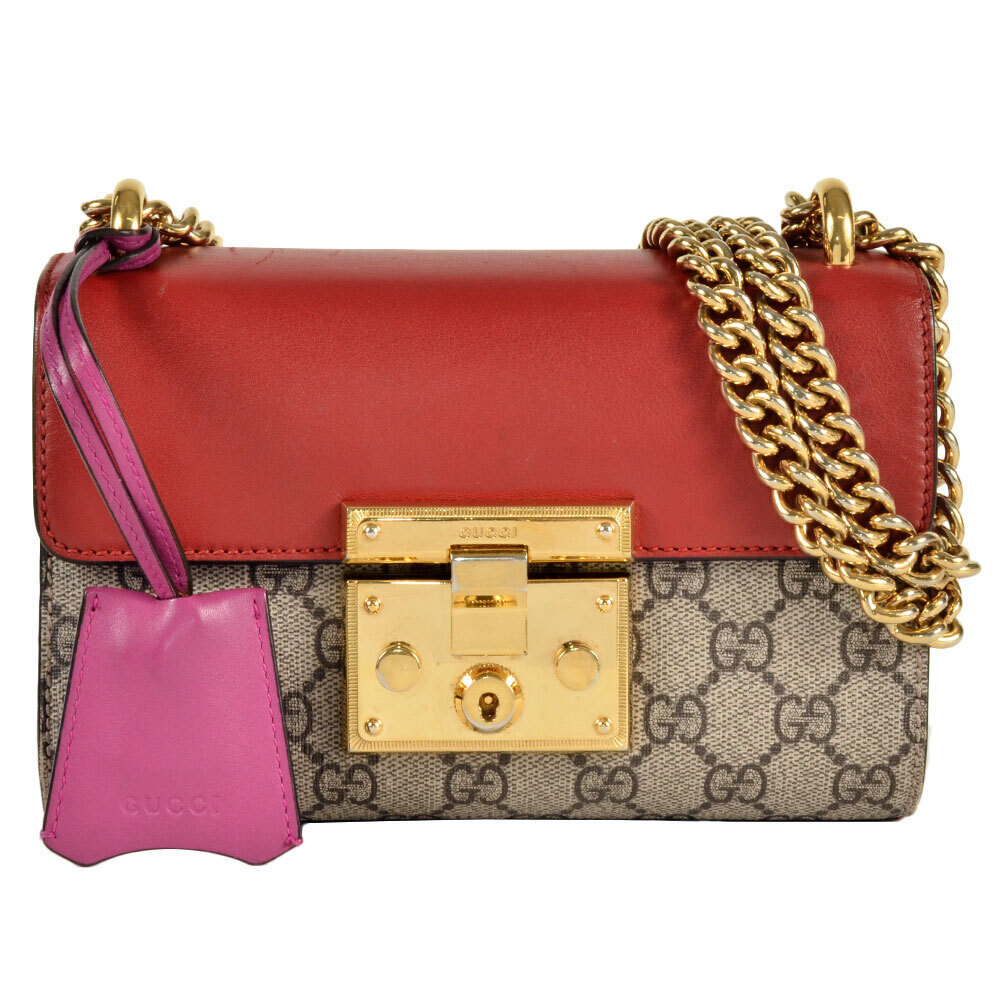 Gucci Padlock GG Shoulder Bag Supreme Canvas